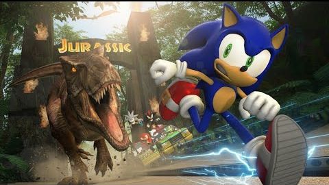 Sonic Travels to Jurassic Park