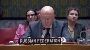 Permanent Representative Vassily Nebenzia at a UNSC Briefing on Bosnia and Herzegovina, May 12, 2026