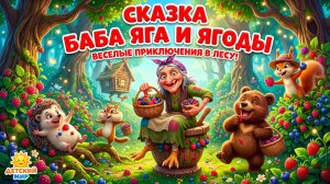 Сказка детям. Баба Яга и ягоды