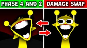 INCREDIBOX SPRUNKI: ФАЗЫ 4 И 2 ⚠️ С DAMAGE SWAPPED 💥 НОВЫЕ РЕАКЦИИ! 😲🤯