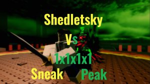 Shedletsky Vs 1x1x1x1: Sneak Peak (Роблокс Анимация)