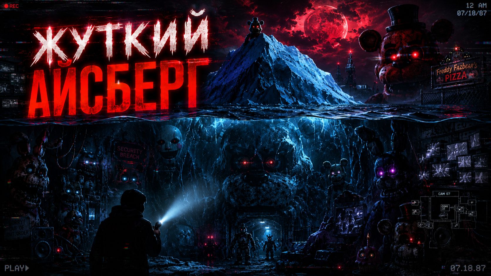 ЖУТКИЙ АЙСБЕРГ ПО ФНАФ _ СЕКРЕТЫ И ПАСХАЛКИ ФРАНШИЗЫ _ ФНАФСТАЛЬГИЯ смотреть онлайн