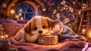 🎶🐶 Щенок и волшебная музыкальная шкатулка   Колыбельная музыка