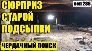 ТАКОЕ РЕДКО ПОПАДАЕТСЯ ЦЕЛЫМ! ВЗЯЛ БОЛЬШУЮ ЛОПАТУ И ПЕРЕКОПАЛ ЧЕРДАК  коп 286.