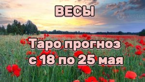 ВЕСЫ  💕 таро прогноз с 18 по 25 мая! #таро #любовь #раскладтаро