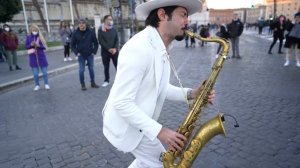STAY- - The Kid LAROI e Justin Bieber - STREET SAX PERFORMANCE in ROMA