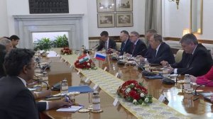 Переговоры С.Лаврова с Министром иностранных дел Индии С.Джайшанкаром