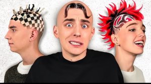 Сумасшедшие ПРИЧЕСКИ Челлендж ! * ПАРИКМАХЕРСКАЯ А4 *