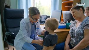Молодые специалисты в отделении детской поликлиники