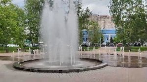 Открыли фонтаны в нашем городе один из них покажу