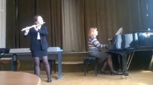 Antonin Dvorak Humoreska for flute and piano/Аделя Ахметова