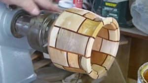 Баночка из необычных сегментов. Сегментное точение. Токарка