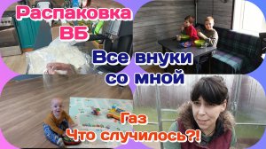 Я бабушка,мои внуки/Распаковка с ВБ/Ужасная новость.Газификация и не только  Часть 2