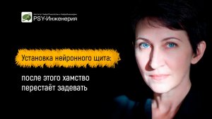 Установка нейронного щита: после этого хамство перестаёт задевать