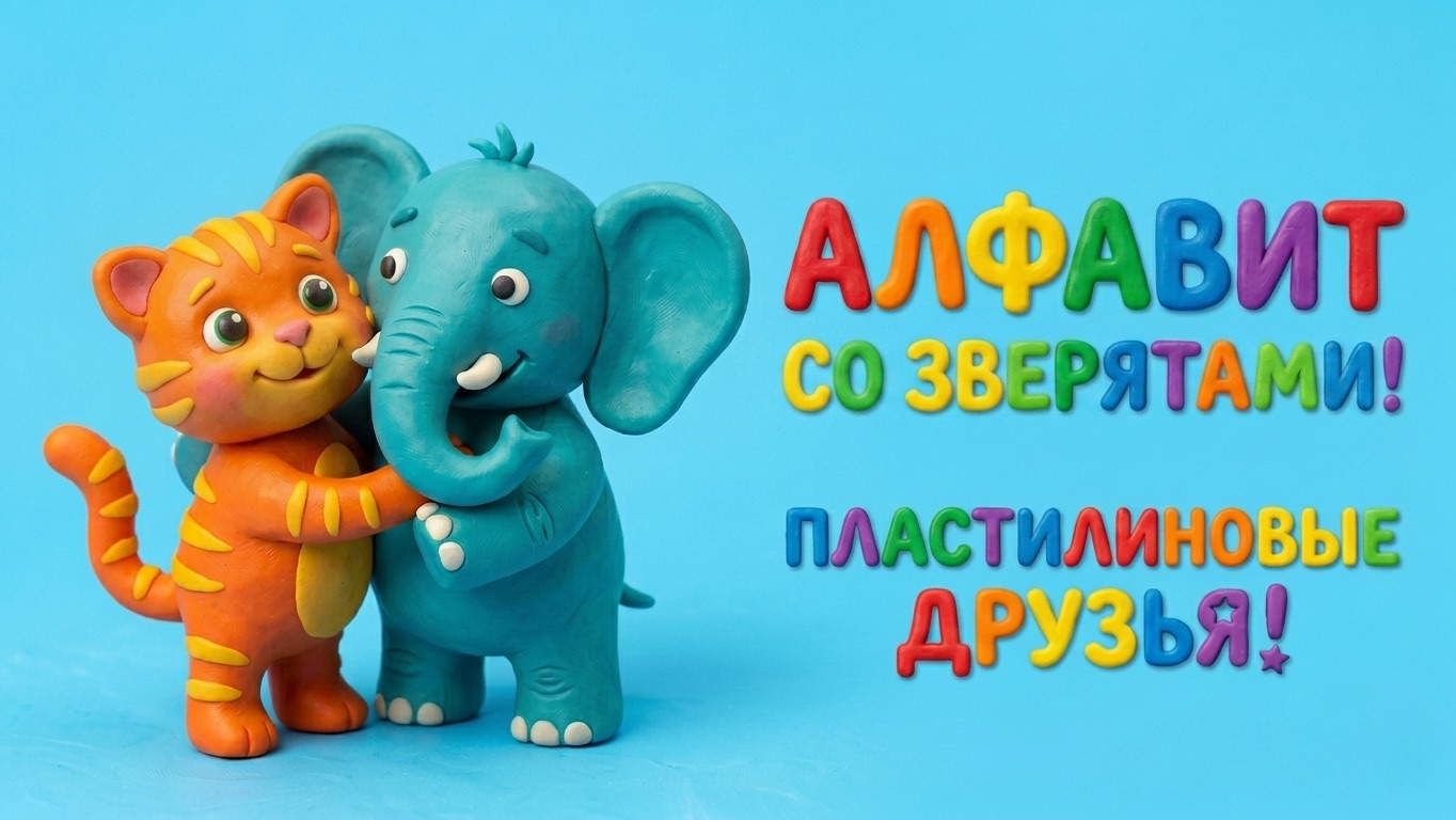 РАЗВИВАШКИ АЛФАВИТ ПЛАСТИЛИНОВЫЙ😍 🐾 | УЧИМ БУКВЫ С ЖИВОТНЫМИ 🎵| МУЛЬТОПИЯ | МУЛЬТИКИ | АЛФАВИТ