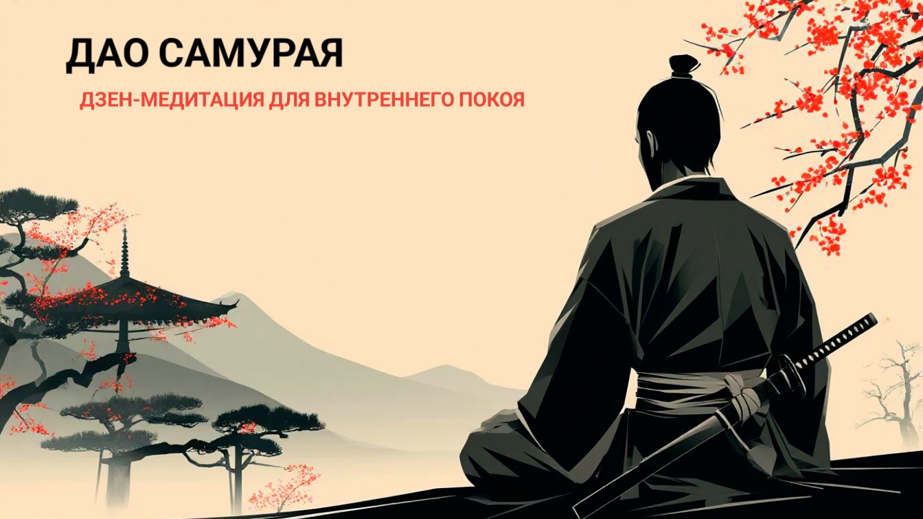 Дао самурая — дзен-медитация для внутреннего покоя