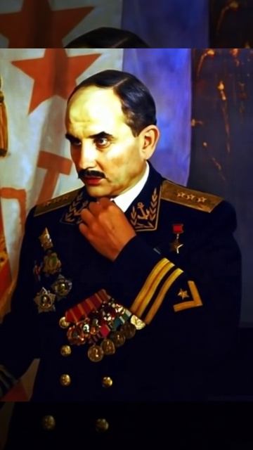 Оживший портрет (10) адмирал Ф.С. Октябрьский (проект "Творцы Великой Победы")