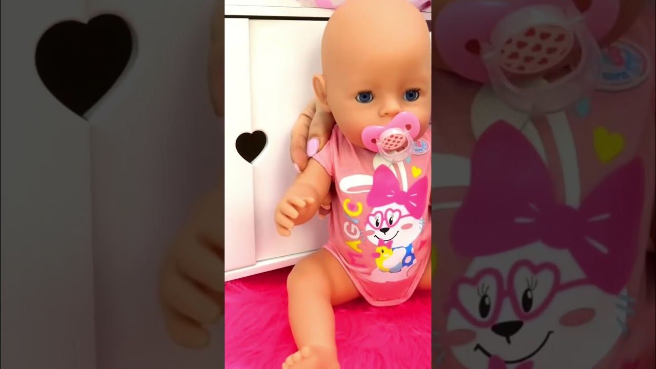 Кукла Эмили проснулась 🌞 утро с Baby Born #весело #игрушкидлядевочек #бебибон смотреть онлайн