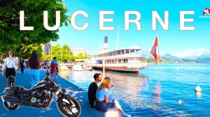 Switzerland, Lucerne - Evening Walk | Golden Hour Magic | Beautiful Swiss Gem🇨🇭