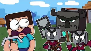 ВТОРЖЕНИЕ В ДЕРЕВНЮ! Анимация Minecraft