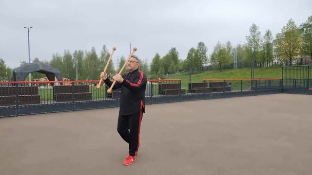 Тренировка с Дабл Балл Стаффами (5)