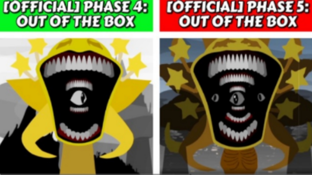 Sprunki ⟨Official⟩ Out Of The Box Phase 4 Против 🆚 ⟨Official⟩ 5 фазы Out Of The Box смотреть онлайн