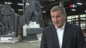 Андрею Бочарову представили макет памятника героям СВО в натуральную величину