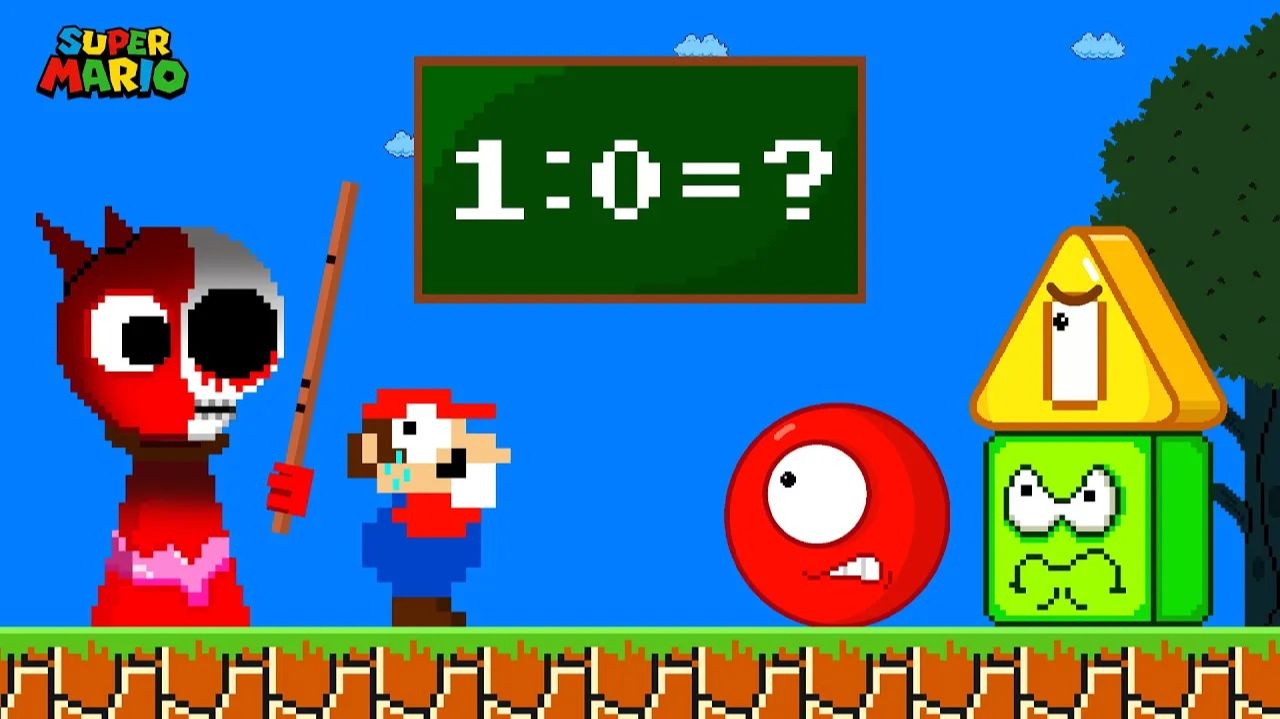 🎮 Finish The Pattern？ Круги Блоки Learns MATH at Спранки Школа 🎮 смотреть онлайн
