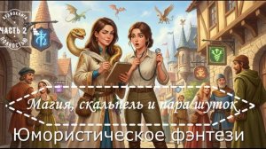 🎧 АУДИОКНИГА ПОЛНОСТЬЮ Магия, скальпель и пара шуток Отдыхательное фэнтези ЧАСТЬ  2️⃣