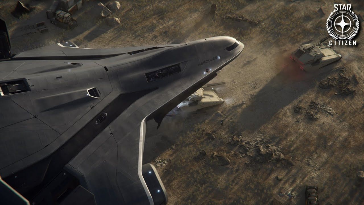 Star Citizen: Crusader Hercules Starlifter смотреть онлайн