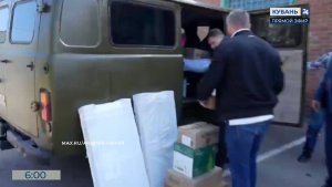 Волонтеры из Тимашевска передали очередную партию гумпомощи в зону СВО