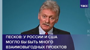 Песков: у России и США могло бы быть много взаимовыгодных проектов