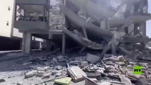 فيديو يوثق حجم الدمار جراء غارة إسرائيلية على مبنى سكني في بلدة برج الشمالي