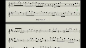 Syntheticsax - Venus (Saxophone Tenor Sheet Music ) NuDisco - видеоноты для саксофонистов саксофон
