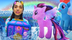 Искорка и Радуга у Русалки! 🦄 Сундук подарил волшебные пузыри 🧜✨