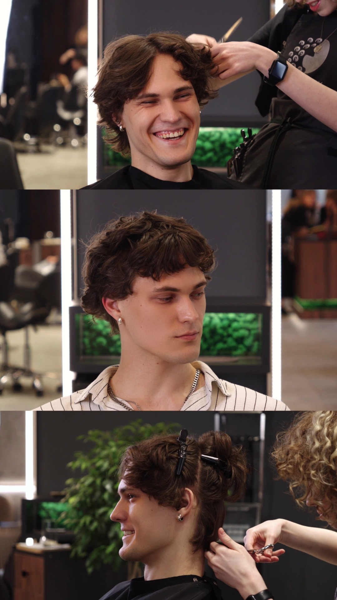 Мужское преображение в ICE CURLY — это про точность, форму и уверенность.