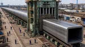 Весь путь от металлолома до квадратных стальных труб , хирургических лезвий и другого инструмента.