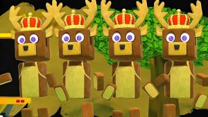 Отряд Оленьих Королей Против Всех Боссов Super Bear Adventure/Приключения Супер Медведя