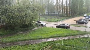 Ливень. Путешествия. И отключение горячей воды. Всё в коротком видео. Нижний Новгород.