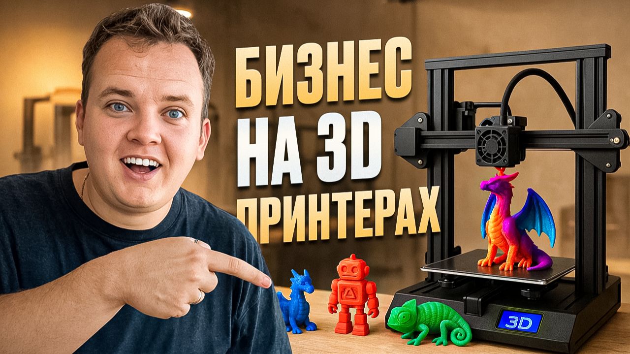 ЗАПУСТИЛ БИЗНЕС НА 3D ПРИНТЕРЕ. СКОЛЬКО ЗАРАБОТАЛ? смотреть онлайн