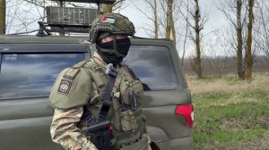 Добровольцы подразделения «Барс-Курск» помогают разминировать территории в Курской области