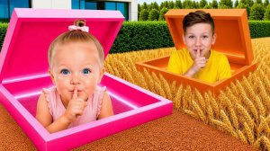 АЛИСА | Секретные комнаты: дети играют в прятки по цветам