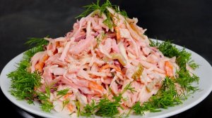 Салат «Бюджетный». Ооочень Вкусно, Просто и Недорого!