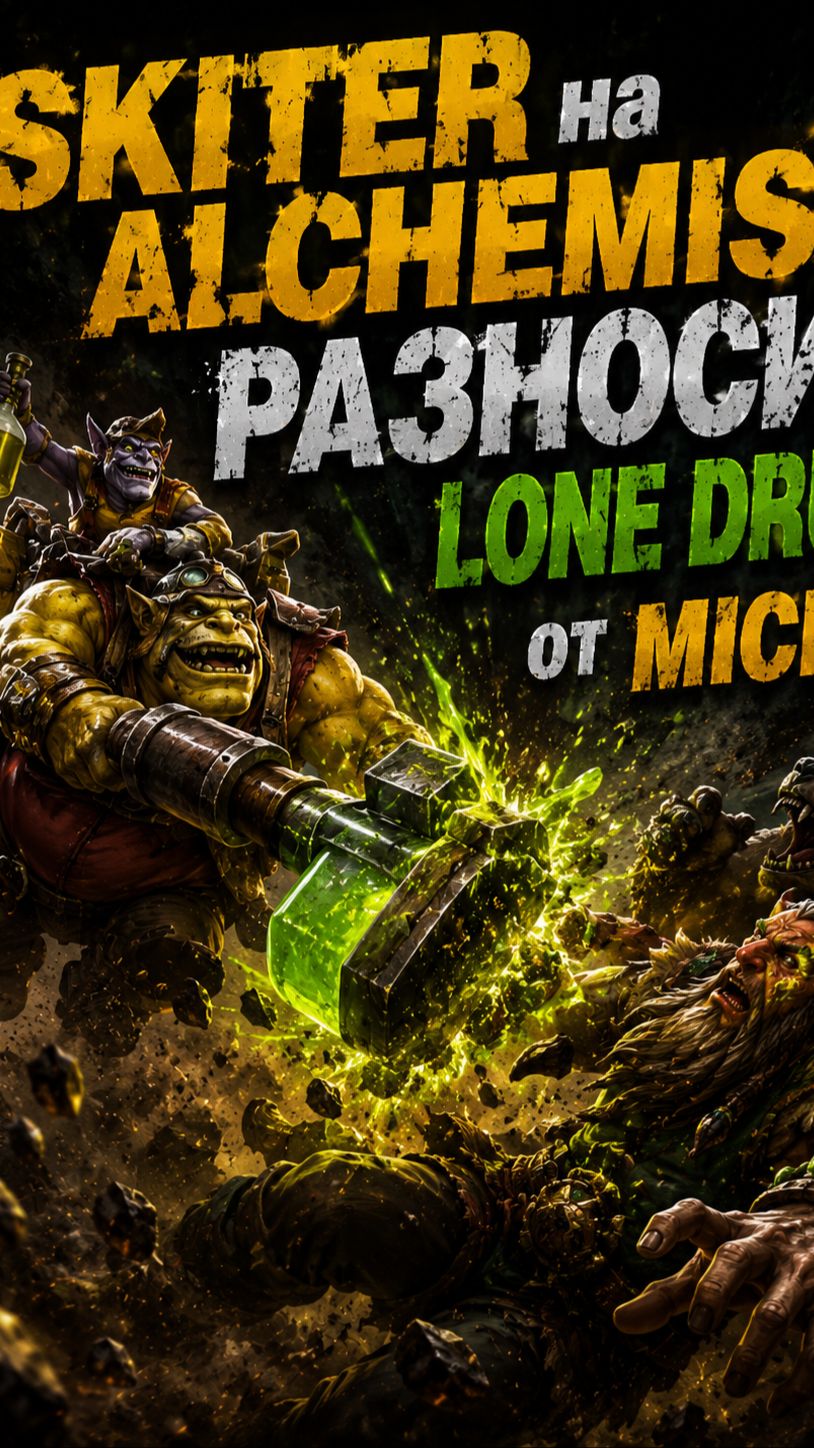 SKITER НА ALCHEMIST ПРОТИВ MIKE НА LONE DRUID — РАЗБОР ФАТАЛЬНОГО ФАЙТА