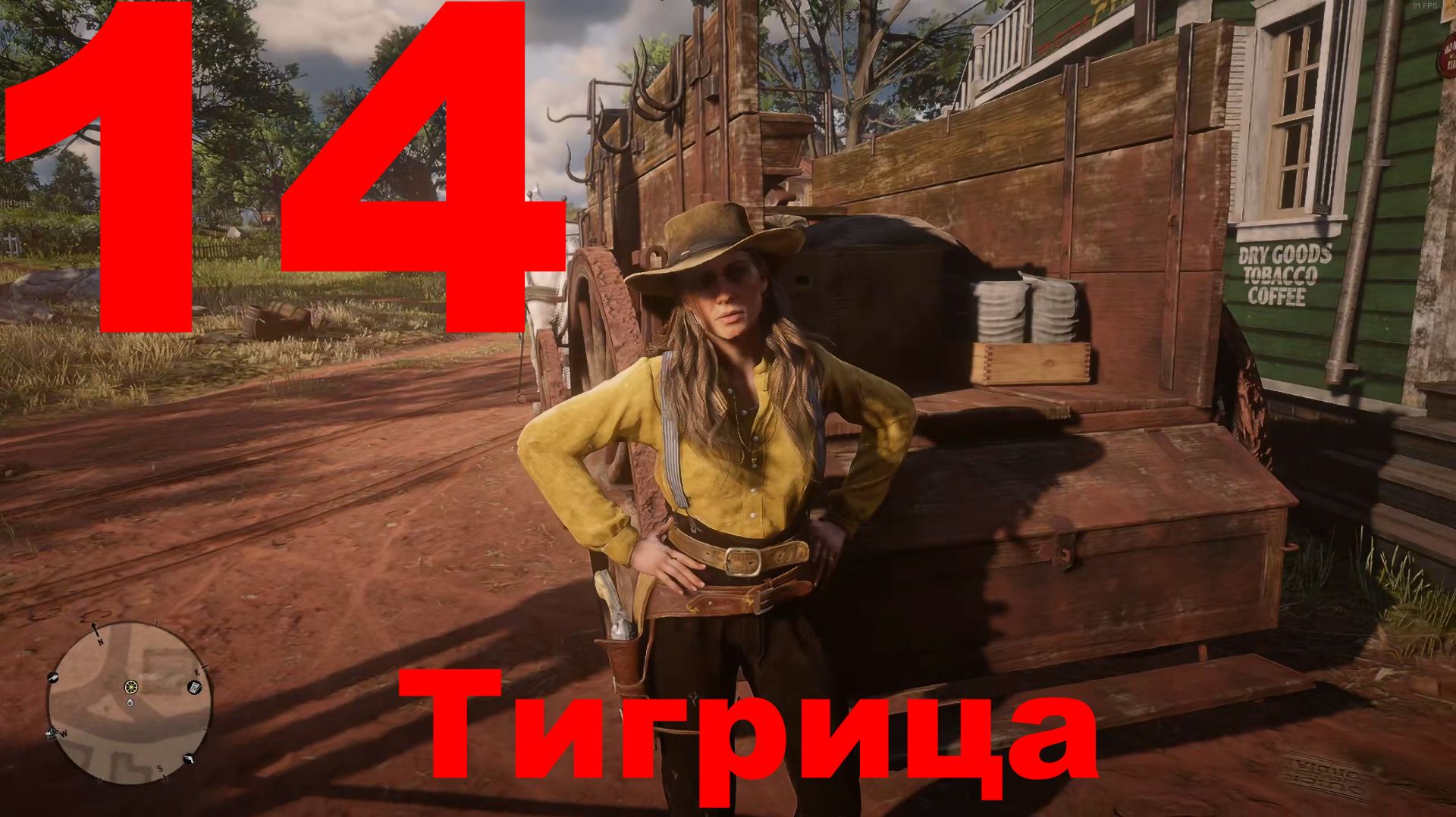 Прохождение Red Dead Redemption 2 №14 - Тигрица