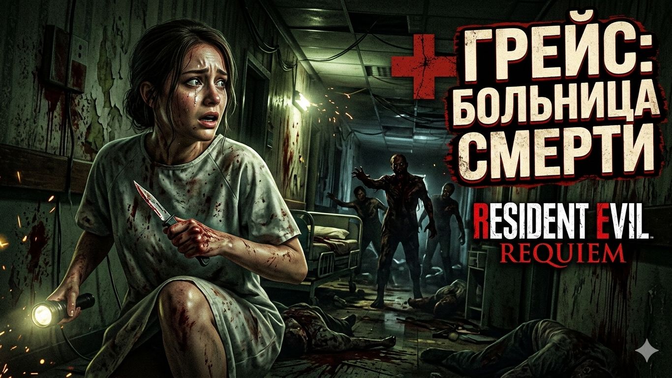 RESIDENT EVIL requiem #2 Грейс в ловушке Больница смерти