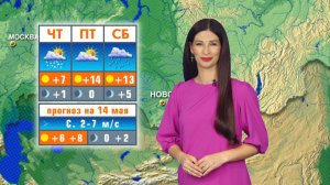 Прогноз погоды на 14 мая в Новосибирске
