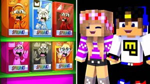 МОЙ ДРОН снял СПРУНКИ в МАЙНКРАФТ НУБ И ПРО ЭВОЛЮЦИЯ ВИДЕО MINECRAFT Евгенбро
