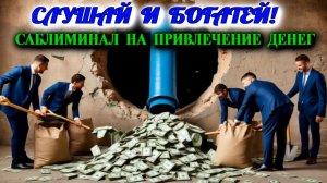 Слушай и богатей! Саблиминал на привлечение денег.