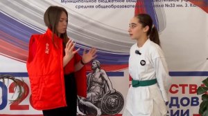 Блиц-интервью Софии Кумаритовой!
